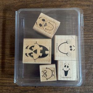STAMPIN' UP! Bundle 3 sets to save 30%! Halloween Faces (5 stamps)